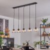 Koyoto Boule lumineuse, Suspension Noir, 5 lumières