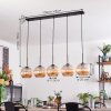 Koyoto Boule lumineuse, Suspension Noir, 5 lumières