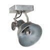 Gearmetal Applique murale, Spot mural Luminaires Steinhauer Argent Oxydé, 1 lumière