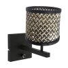 Stang Applique murale Luminaires Steinhauer Noir, 1 lumière