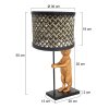 Animaux Lampe à poser Luminaires Steinhauer Noir, 1 lumière