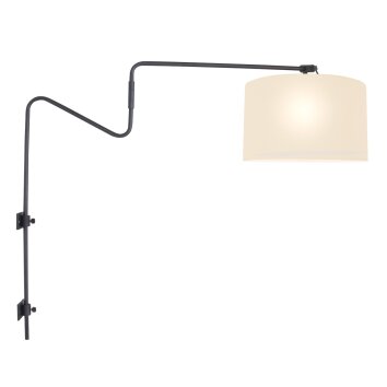 Linstrøm Applique murale Luminaires Steinhauer Noir, 1 lumière