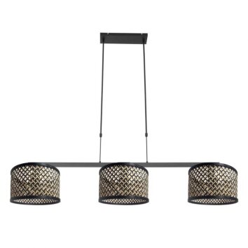 Stang Suspension Luminaires Steinhauer Noir, 3 lumières