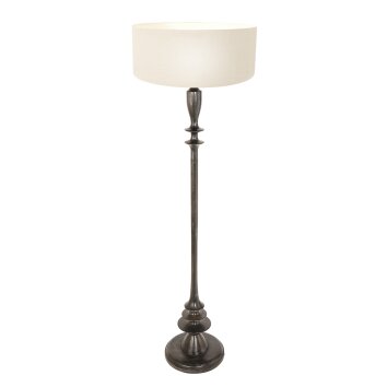 Bois Lampadaire Luminaires Steinhauer Noir, 1 lumière