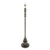 Bois Lampadaire Luminaires Steinhauer Noir, 1 lumière