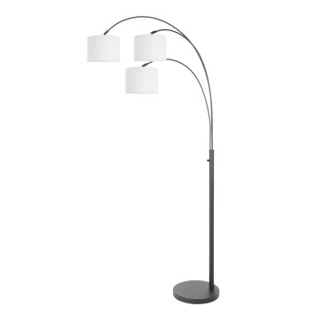 Light Lampadaire Luminaires Steinhauer Noir, 3 lumières