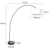 Solva Lampadaire Luminaires Steinhauer Noir, 1 lumière