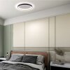 Ringlede Plafonnier Luminaires Steinhauer LED Noir, 1 lumière