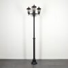 Loria Luminaire extérieur, Réverbère, Eclairage de chemin Noir, 3 lumières