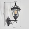 Lavajo Luminaire extérieur, Lampe murale d´extérieur Noir, 1 lumière