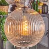 Koyoto Suspension, Boule lumineuse, Suspension Ambre, Clair, Fumé, 4 lumières