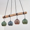 Koyoto Suspension, Boule lumineuse, Suspension Écru, Noir, 4 lumières