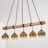 Koyoto Suspension, Boule lumineuse, Suspension Écru, Noir, 5 lumières