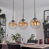 Gastor Suspension, Boule lumineuse, Suspension Ambre, Clair, 3 lumières