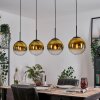 Gastor Suspension, Boule lumineuse, Suspension Or, Clair, 4 lumières