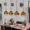 Gastor Suspension, Boule lumineuse, Suspension Or, Clair, 4 lumières