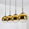 Gastor Suspension, Boule lumineuse, Suspension Or, Clair, 4 lumières