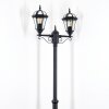 Lavajo Luminaire extérieur, Réverbère, Eclairage de chemin Noir, 2 lumières