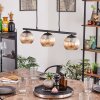 Koyoto Suspension, Boule lumineuse, Suspension Ambre, 3 lumières