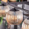 Koyoto Suspension, Boule lumineuse, Suspension Ambre, 3 lumières