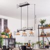 Koyoto Suspension, Boule lumineuse, Suspension Ambre, 3 lumières