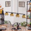 Koyoto Suspension, Boule lumineuse, Suspension Or, Clair, 4 lumières
