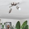 Gropptorp Plafonnier, Spot de plafond LED Nickel mat, 2 lumières