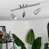 Gropptorp Plafonnier, Spot de plafond LED Nickel mat, 3 lumières