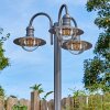 Elima Luminaire extérieur, Réverbère, Eclairage de chemin Anthracite, 3 lumières