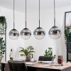 Gastor Suspension, Boule lumineuse, Suspension Clair, Fumé, 4 lumières