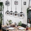 Gastor Suspension, Boule lumineuse, Suspension Clair, Fumé, 4 lumières