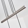 Warga Suspension, Boule lumineuse, Suspension Nickel mat, 6 lumières