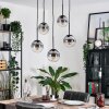 Gastor Suspension, Boule lumineuse, Suspension Clair, Fumé, 5 lumières