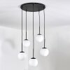 Gastor Suspension, Boule lumineuse, Suspension Blanc, 5 lumières