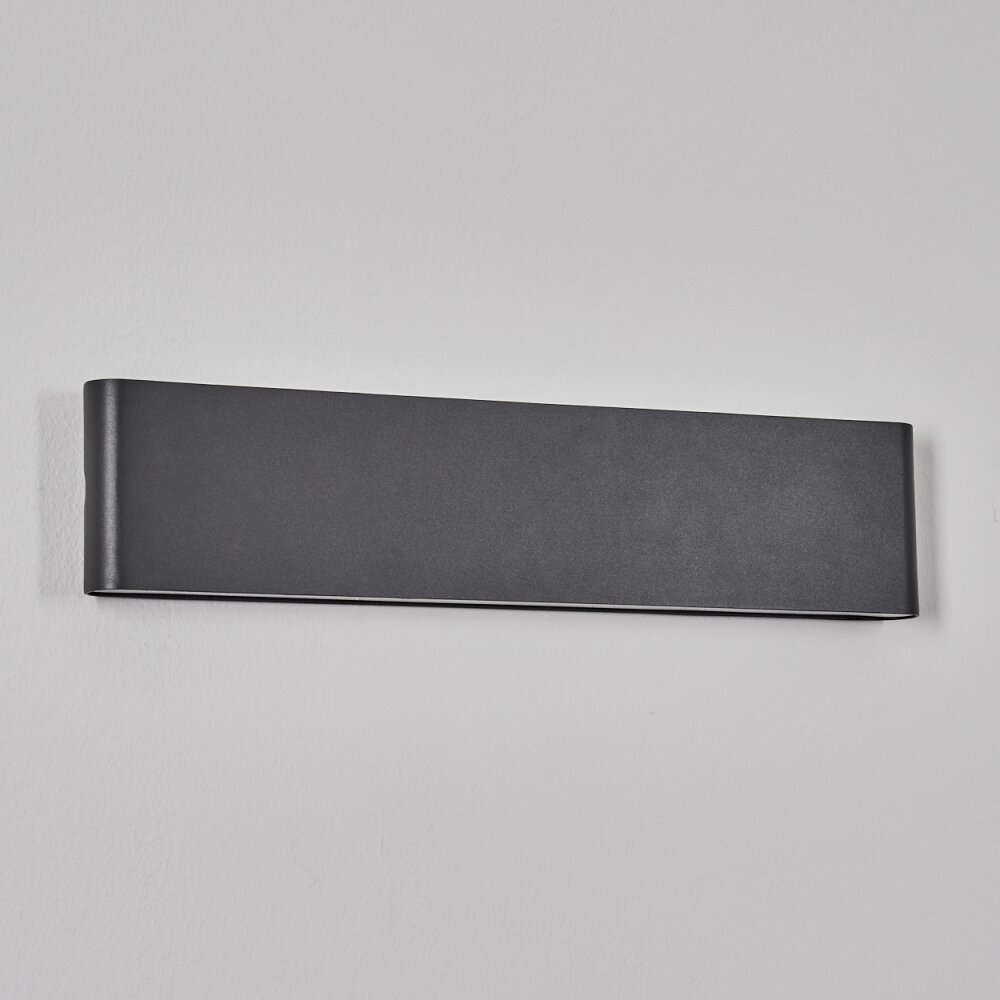 Gamas Lampe murale d´extérieur, Luminaire de salle de bain, Applique murale, Spot mural Anthracite, 1 lumière