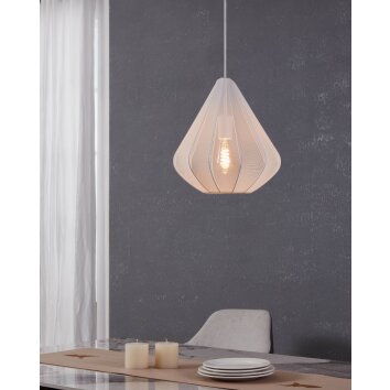 DOLWEN Suspension Luminaires Eglo Blanc, 1 lumière