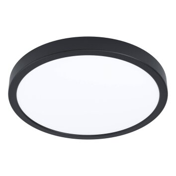 Eglo Plafonnier Luminaires Eglo LED Noir, 1 lumière, Détecteur de mouvement