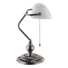 BANKER Lampe à poser Luminaires Eglo Nickel mat, 1 lumière