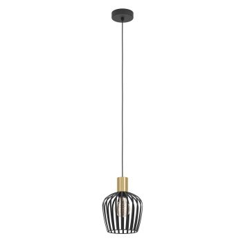 EMPOLI Suspension Luminaires Eglo Laiton, Noir, 1 lumière