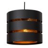 ROSAS Suspension Luminaires Lucide Noir, 1 lumière