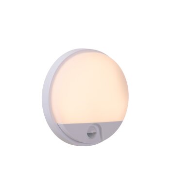 IR Lampe murale d´extérieur Luminaires Lucide LED Blanc, 1 lumière, Détecteur de mouvement