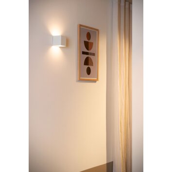 VERTIGO Lampe murale d´extérieur, Applique murale Luminaires Lucide LED Blanc, 1 lumière, Détecteur de mouvement