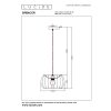 SPENCER Suspension Luminaires Lucide Noir, 1 lumière