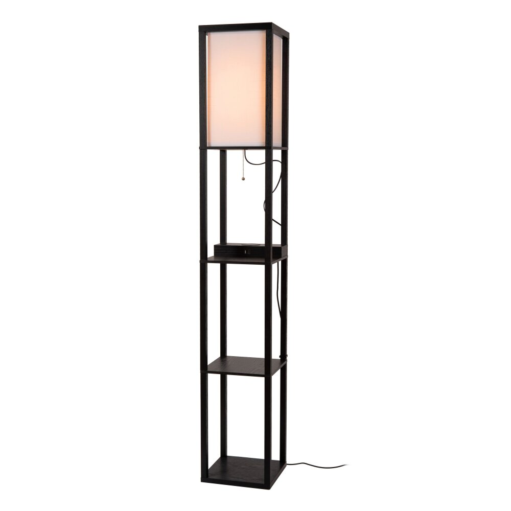 MENNO Lampadaire Luminaires Lucide Noir, 1 lumière