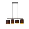 MAYA Suspension Luminaires Lucide Noir, 4 lumières