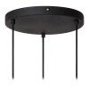 RAFAL Suspension Luminaires Lucide Noir, 3 lumières