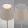 EURIA Lampadaire Luminaires Leuchten Direkt LED Gris, 1 lumière