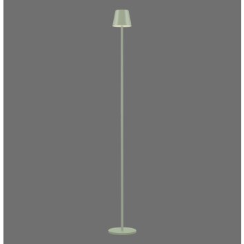 EURIA Lampadaire Luminaires Leuchten Direkt LED Vert, 1 lumière