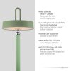 AMAG Lampadaire Luminaires Leuchten Direkt LED Vert, 1 lumière