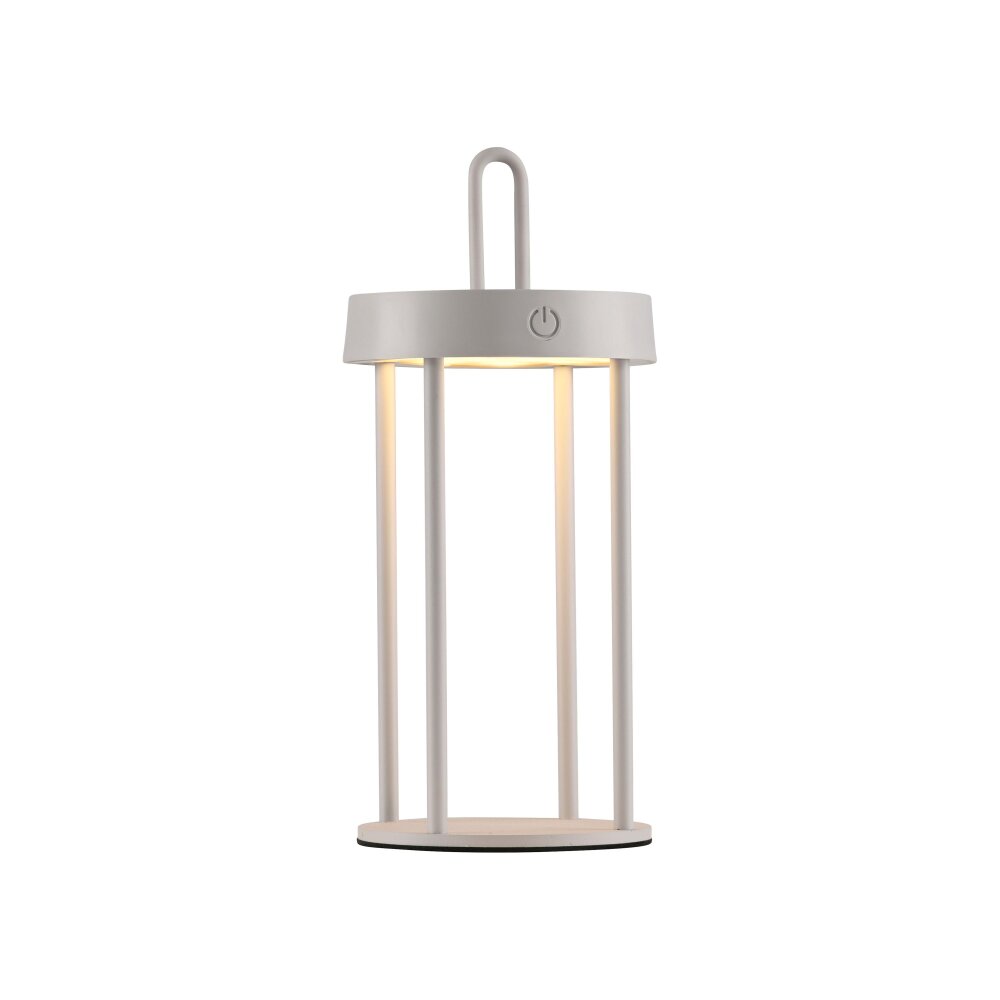 ANSELM Lampe à poser Luminaires Leuchten Direkt LED Gris, 1 lumière